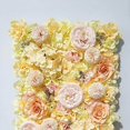 thumbnail image 2 of Artificial Silk Flowers Wall Panel Wedding Party Floral Backdrop wall backdrop artificial Champagne, 2 of 6