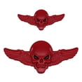thumbnail image 4 of Skeleton Skull Emblems Badge Metal Decals Stickers Decoration for Car Trucks Motorbike Exterior Decoration, 4 of 8