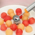 thumbnail image 5 of Professional Melon Baller Scoop - 7.5 Inch Stainless Steel Fruit & Ice Cream Scooper for Kitchen, Outdoor Use, Watermelon, Desserts, with Ergonomic Handle, Multi-Functional Tool, 5 of 5