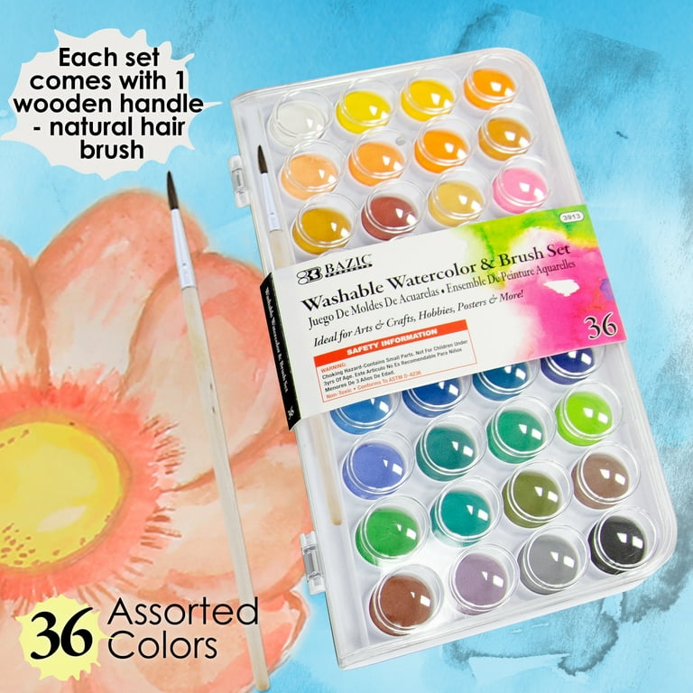 Artist's Loft Necessities 36 Color Watercolor Paint Value Pack - Each