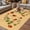Yellow, variant on Ladybugs Eucalyptus Outdoor Rug for Patio/Deck/Porch, Non-Slip Large Area Rug 5 x 7 Ft, Spring Botanical Leaves Retro Indoor Outdoor Rugs Washable Area Rugs, Reversible Camping Rug Carpet Runner