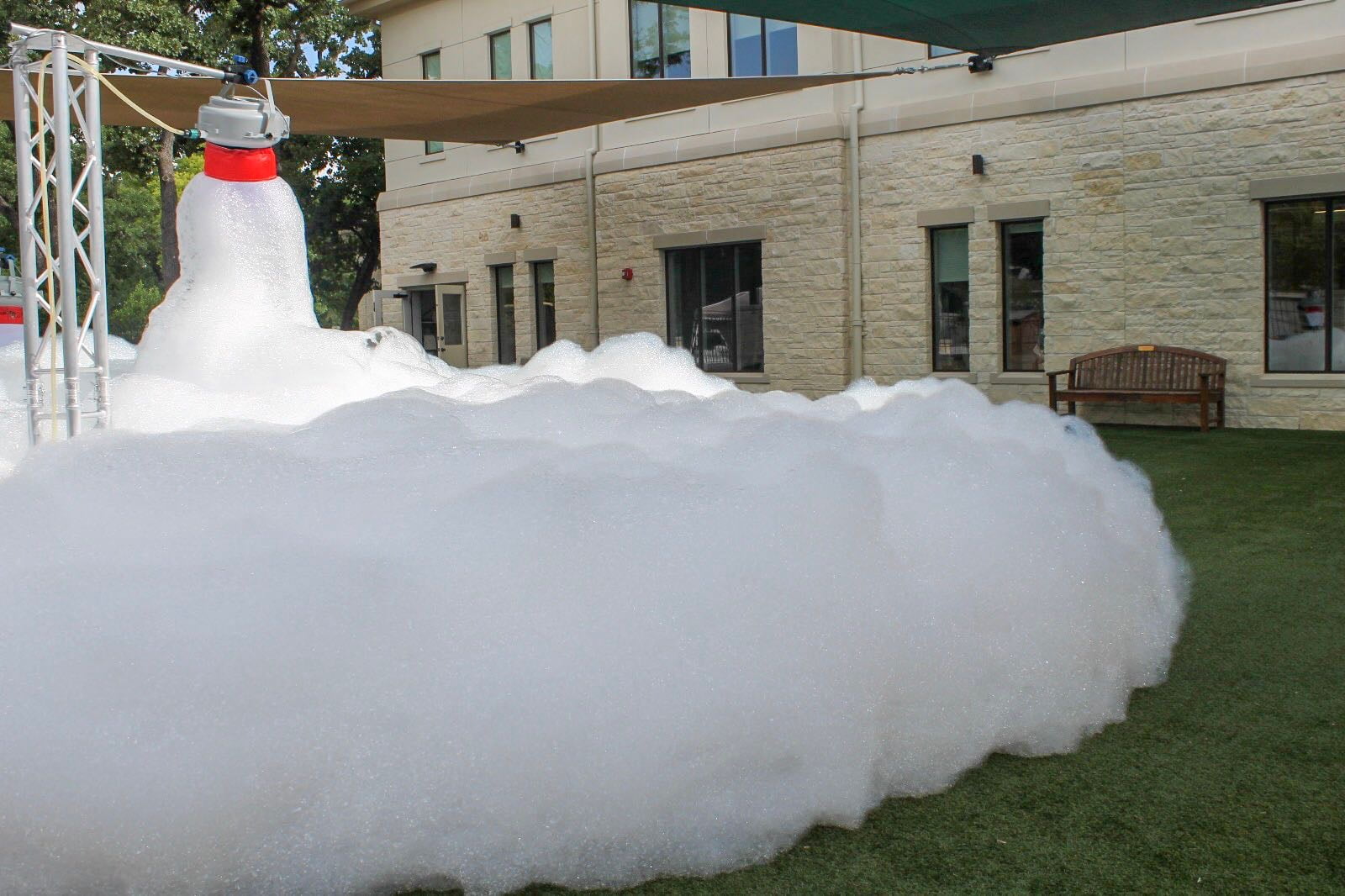 Foam Machine Solution - Powder Pack of 10 for 1000+ gallons of foam solution - most concentrated available - Works in Foam Bubble Machines, Foam Party Machines and Foam Machines for Parties