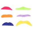 thumbnail image 4 of Bigotes falsos bigote falso autoadhesivo portátil compacto para Navidad para niños adultos para fiesta de Halloween LHCER Otros, 4 of 8