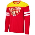 thumbnail image 2 of Men's G-III Sports by Carl Banks Red/Gold Kansas City Chiefs Adaptive Hail Mary Long Sleeve T-Shirt, 2 of 3