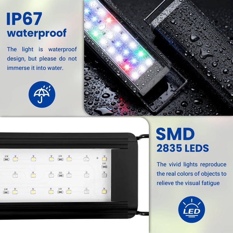 DAYBETTER LED Aquarium Light, 12-18 Inch Full Spectrum photo 4