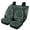 Green Mandala, variant on Qpednta Cute Ladybug Car Seat Covers 4 Pcs, Women Auto Car Front Seats and Rear Bench Cove Universal Car Interior Accessories Automobile Seat Cover for Most Cars Truck Van SUV