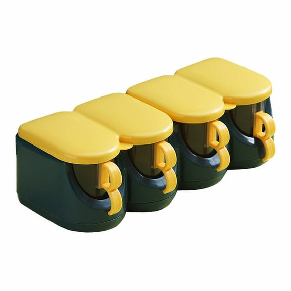 ACDANC Spice Containers,Saves Space Seasoning Jar,Convenient Cleaning and Storage Spice Storage,Blue