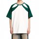 thumbnail image 3 of Blusas y camisas de manga corta y cuello redondo para hombre, blusas casuales de color liso con cuello redondo y mangas cortas para hombre., 3 of 4
