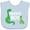 Blue, variant on Inktastic Papa's Boy Grandson Boys Baby Bib