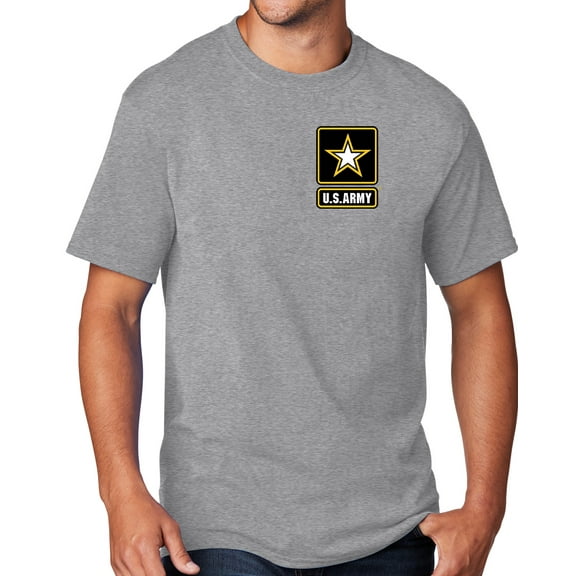 Men's United States Army T-shirt, 4XL Athletic Heather Gray