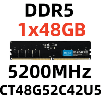 crucial DDR5 48GB メモリー 2枚セット 96GB Crucial DDR5 Classic 96GB RAM Stick (2 x 48GB) 262-Pin SO-DIMM