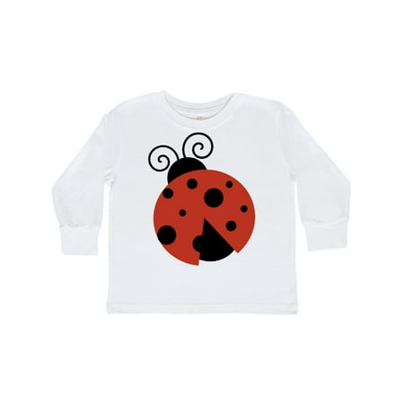 

Inktastic Ladybug Ladybird Lady Beetle - Red Black Gift Toddler Toddler Girl Long Sleeve T-Shirt