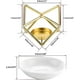 thumbnail image 2 of Metal Oil Burner Rative Wax Melt Burner With Ceramic Bowl, Home R Scented Burner, 2 of 5