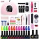 thumbnail image 2 of Juego de manicura, secador de lámpara LED UV con 12 Uds., juego de esmaltes de uñas de Gel, juego de herramientas de manicura, taladro eléctrico para uñas, equipo para decoración de uñas zhangmengya LED, 2 of 2