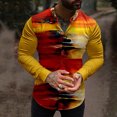 thumbnail image 3 of Camisa de blusa de manga larga con estampado de moda de primavera y otoño para hombre Fridja hkj1761, 3 of 3