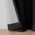 thumbnail image 6 of Serta So Dark 100% Blackout Black Grommet Top Curtain Panel Pair, 37" x 63", 6 of 7