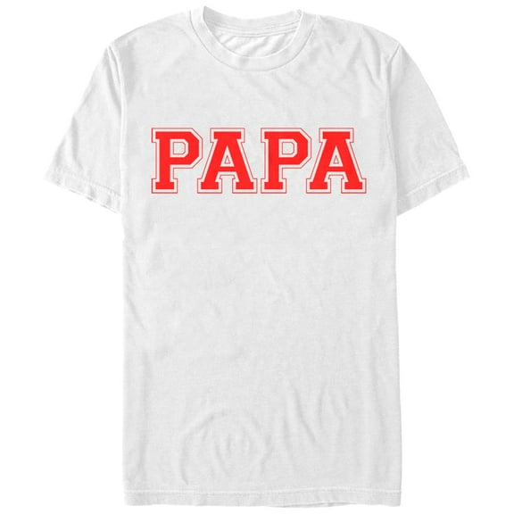 Men's Lost Gods Papa Outline  Graphic Tee White X Large