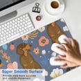 thumbnail image 4 of Long Mouse Pads for Desk,Dachshund and Flower Desk Mats on Top Of Desks, Desk Mouse Pad Extra Large with 3mm Non-Slip Base and Stitched Edge for Gaming,Office,Work,Home 31.5"x11.8", 4 of 6