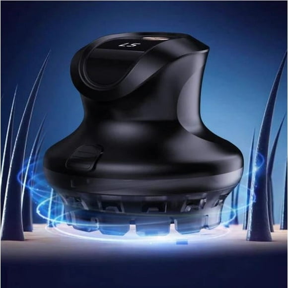 FcBaudy Circular Hair Clipper With LED Display Flying Saucer Shaving Artifact Household Men's Electric Hair Clippers Washable furry cut