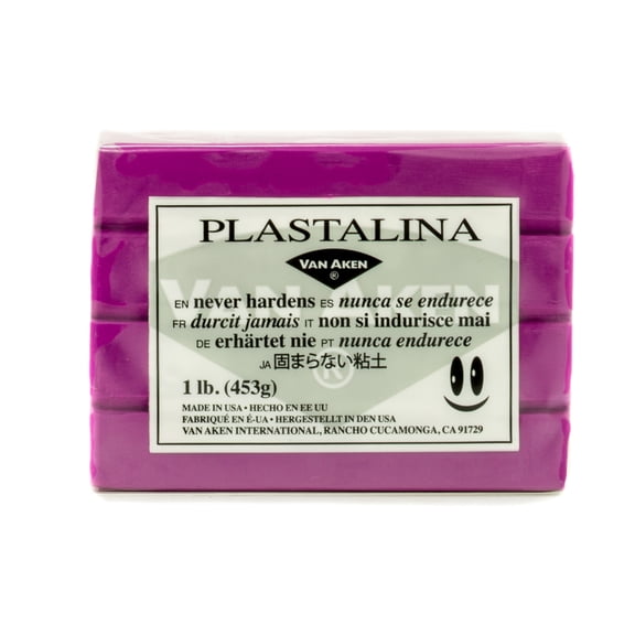 Van Aken Modeling Clay, 1 lb., Magenta