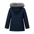 thumbnail image 2 of GGleaf Women's Plus Size Quilted Winter Coat Warm Puffer Jacket Thicken Parka with Removable Hood Navy 5X, 2 of 10
