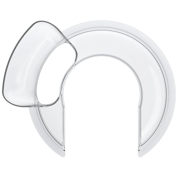 Pouring Shield for KitchenAid 4.5-5QT Mixer Bowl (Stainless Steel, Glass, Ceramic) - Secure Fit Splash Guard Compatible for KitchenAid Tilt-Head Stand Mixers and Dishwasher Safe