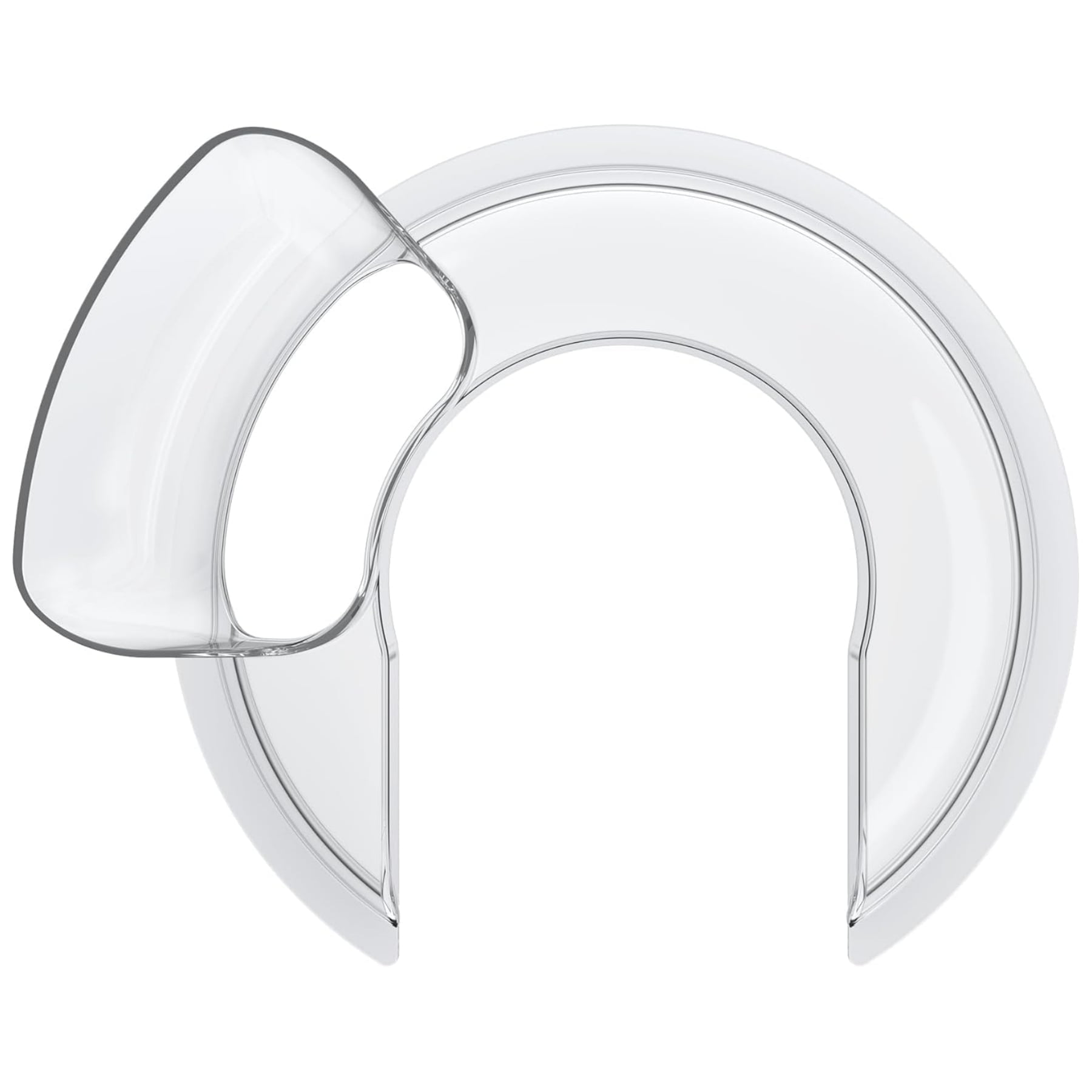 Pouring Shield for KitchenAid 4.5-5QT Mixer Bowl (Stainless Steel, Glass, Ceramic) - Secure Fit Splash Guard Compatible for KitchenAid Tilt-Head Stand Mixers and Dishwasher Safe