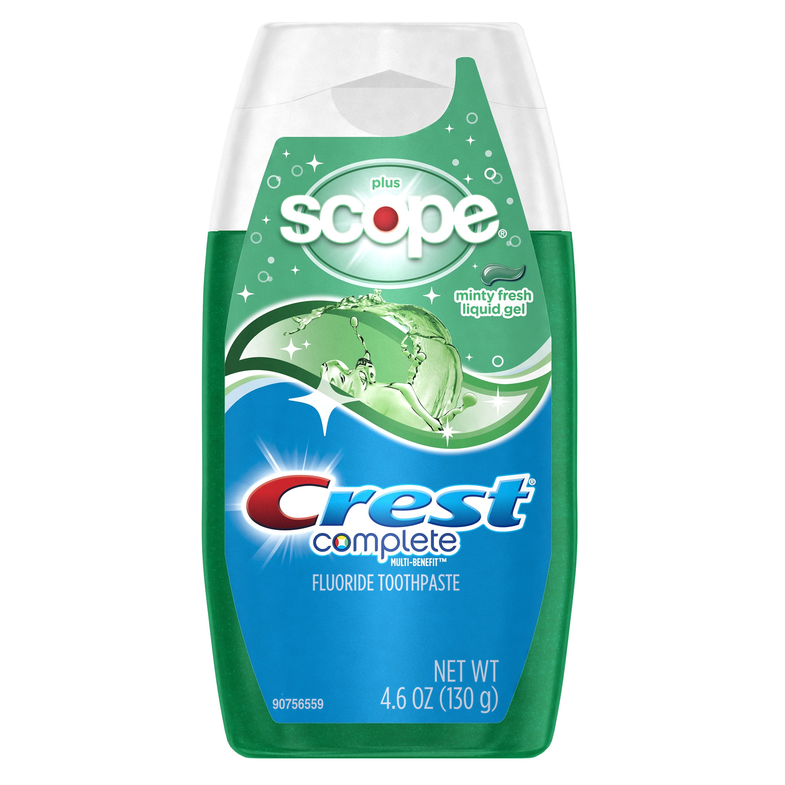 Crest Complete Whitening plus Scope MultiBenefit Fluoride Liquid Gel