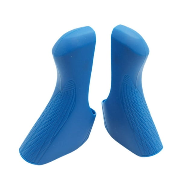 koolsoo 2Pcs Bike Shifter Lever Cover Shifter Lever Hood Road Bike Brake Lever Hoods Blue