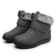 thumbnail image 2 of Sopiago Women's Snow Boots Waterproof Winter Boots Wide Width Winter Shoes Anti-slip & Keeps Feet Warm Grey,8, 2 of 6