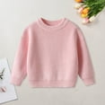 thumbnail image 2 of Chunky Sweater Toddler Toddler Girl Boy Knit Sweater Round Neck Long Sleeve Pullover Sweatshirt Fall Winter Clothes Cute Sweatshirts for Teens, 2 of 9