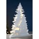 thumbnail image 2 of Decoración navideña de mesa YONGSHENG Árbol y renos preiluminados de madera 30 cm blanco, 2 of 5