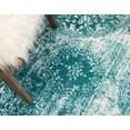 thumbnail image 5 of Unique Loom 3141564 7 x 10 ft. Grand Sofia Rectangular Rug, Turquoise, 5 of 5