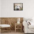 thumbnail image 3 of Stupell Industries Close Up Sheep Gaze Animals & Insects Painting Black Floater Framed Canvas Art Print Wall Art, 21 x 17, 3 of 10