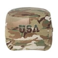 thumbnail image 2 of Unisex Embroidered The USA, Military Hat, Khaki Camo/Khaki Camo, Adjustable Fit, 2 of 3