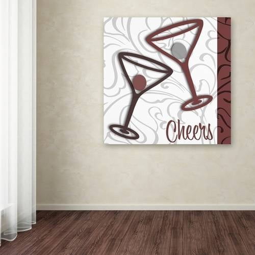 Trademark Fine Art "Cheers II" Canvas Art by Color Bakery