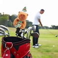 thumbnail image 2 of Funda para Cabeza de Palo de Golf con Gorra Doble de Capibara Navideña, 2 of 4