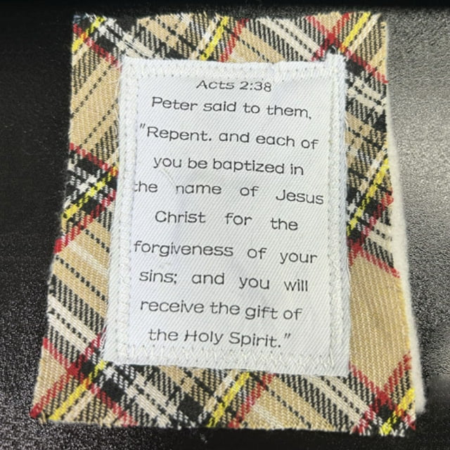 Sympathy Greeting Card Handmade Prayer Quilt Colorful Pocket Quilts Mini Quilts Remembrance for Comfort and Support