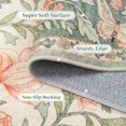 thumbnail image 3 of Wonnitar 5x7 Butterfly Washable Living Room Rug, Ultra Thin Soft Grass Green Boho Rugs for Bedroom, Non Slip Floral Carpet for Nursery Playroom, 3 of 7
