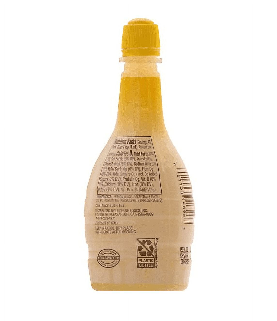 Sicilian Lemon Juice Not from Concentrate with Essential Lemon Oil (Product of Italy) Squeeze Bottle Type, 3 Bottles Net Wt. 6.76 Fl Oz (200mL) (6.76 fl.oz,