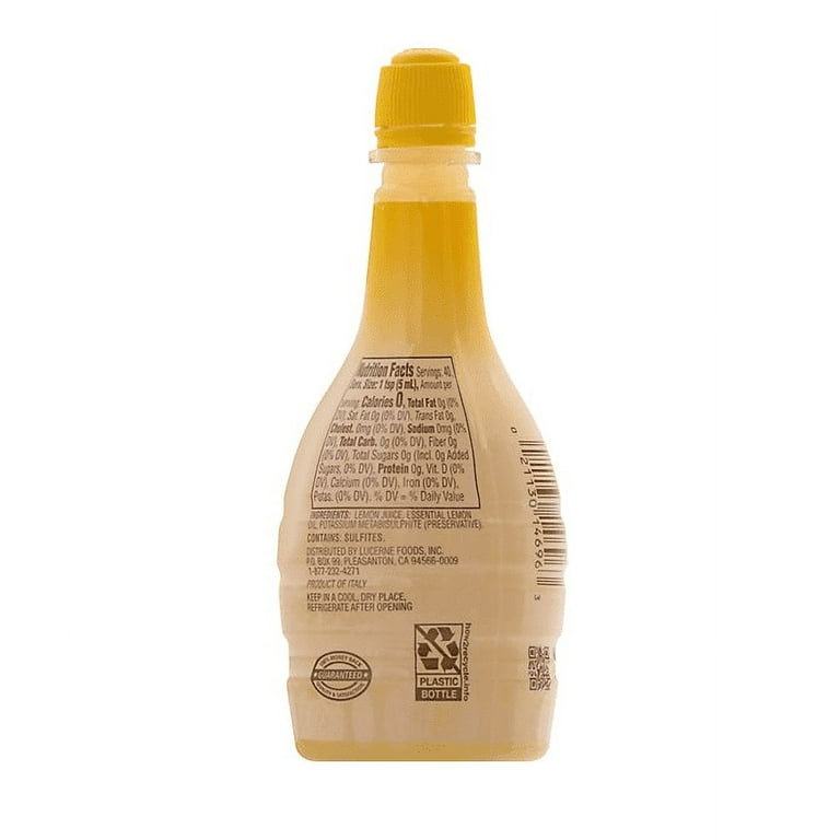 Sicilian Lemon Juice Not from Concentrate with Essential Lemon Oil