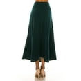 thumbnail image 4 of Women's Casual Solid Flare A-line Long Skirt, 4 of 7