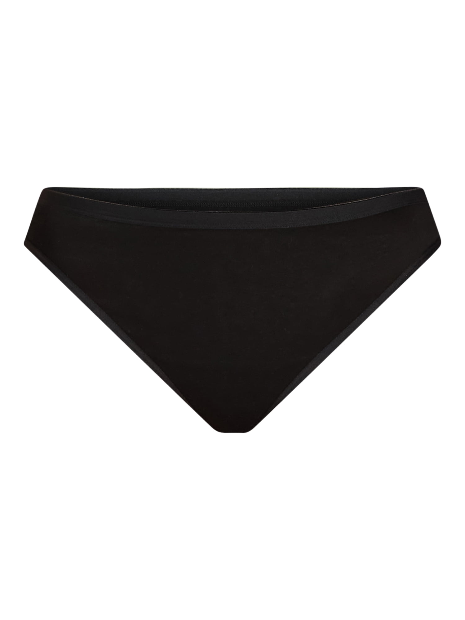 Joyspun Women's Cotton-Blend Thong Panties, 6-Pack, Sizes S-XXXL