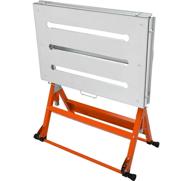 30"x20" Steel Welding Table, 400lbs Capacity, Adjustable Height & Tilt, 3 Slots, Wheels & Folding Workbench – Portable Welding Workstation