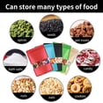 thumbnail image 6 of 100PCS 5 Colors Matte Window Mylar Bags 5.5"×7.8", Smell Proof Zipper Foil Pouches for Candy Food Packaging, 6 of 7