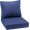 Blue, variant on Outdoor Deep Seating Cushion Set, 24" x 24", Waterproof & Fade Resistant Patio Furniture Cushions with Handle, Deep Seat and Back Cushion for Chair and Sofa (1, Gray)