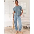 thumbnail image 5 of Trajes de dos piezas para mujer Conjuntos de suéteres Jersey de punto Tops y pantalones de cintura alta Conjuntos de chándal LoungeSkyLarge esquí esquí Gafas de esquí, 5 of 5