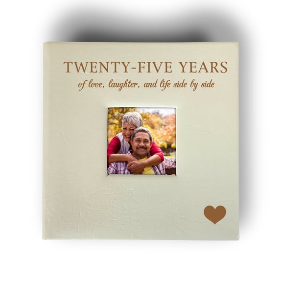 25th Anniversary Photo Album – Love and Laughter Design