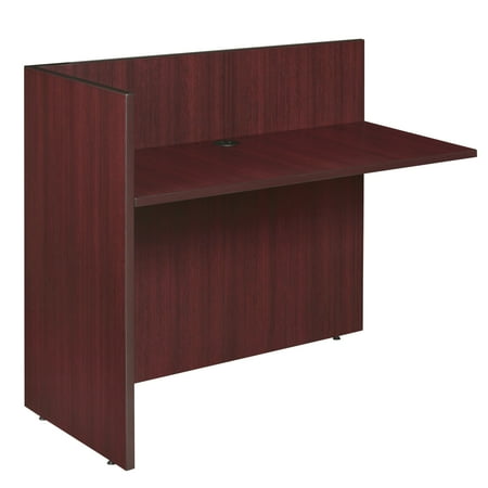 Legacy Reception Desk Return Shell- Mahogany