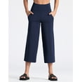 thumbnail image 3 of Dragon Fit Womens' Yoga Pants with Pockets and Tummy Control High Waist in Flare Crop, 3 of 6